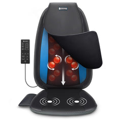 COMFIER shiatsu back massager with four nodes for deep kneading on the back