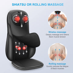 COMFIER massager kneading nodes in action for deep relaxation.