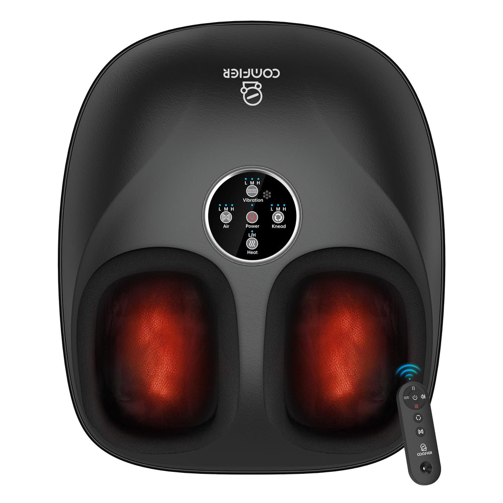 COMFIER shiatsu foot massager with remote control for easy operation