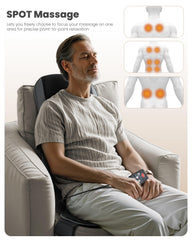 COMFIER spot massage function targets shoulders for focused relaxation.