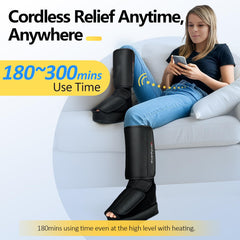 Comfytemp 5-zone airbags leg compression for even pressure and comfort.