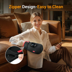 Comfytemp red light glove battery side reveals cordless convenience