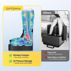 Comfytemp app control with customizable massage programs for personalized relief.