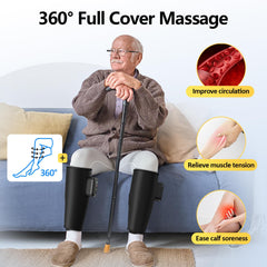 Comfytemp cordless calf massager heat function adds soothing warmth.