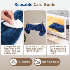 Comfytemp heated eye mask is reusable for daily soothing eye comfort.