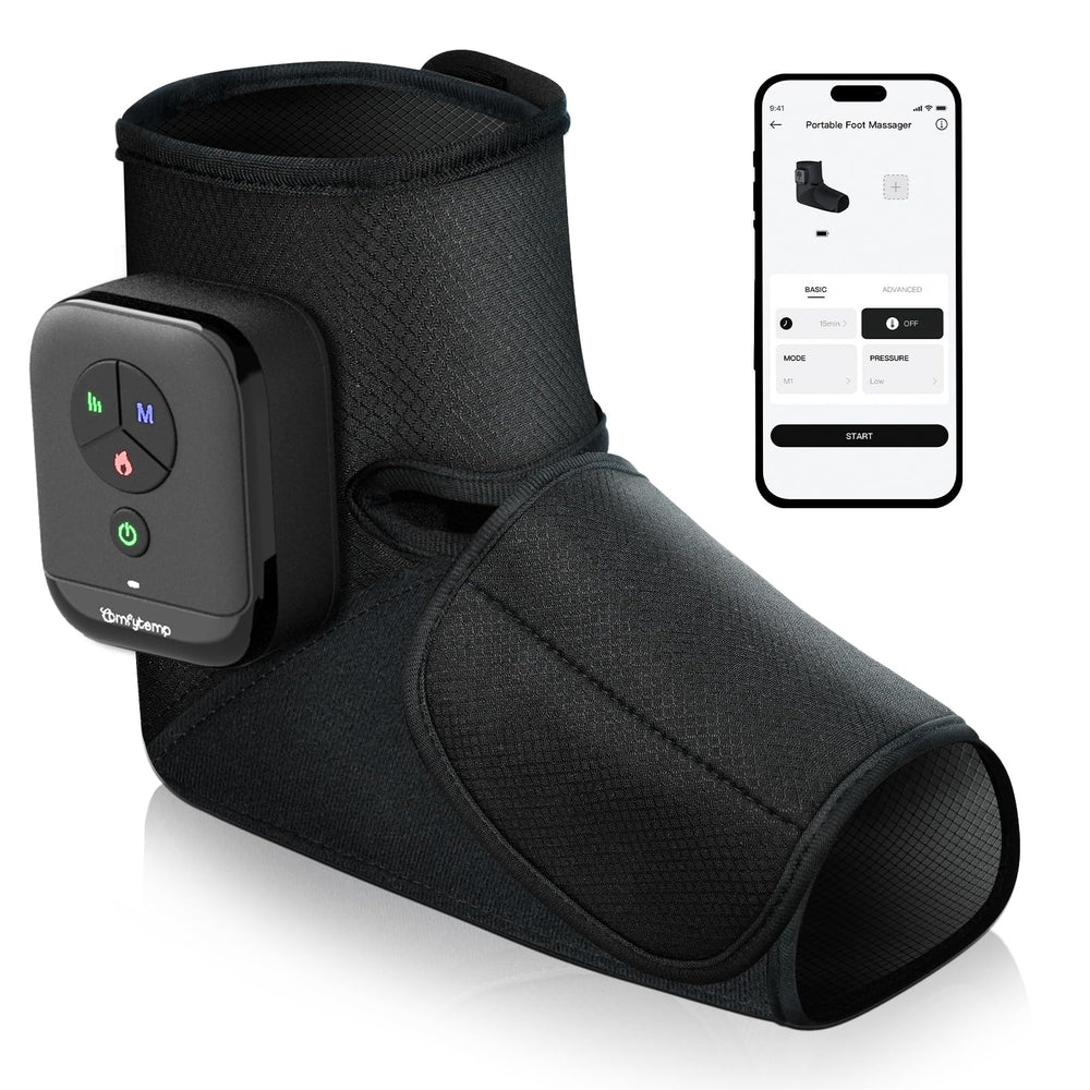 Comfytemp portable foot massager with heat for soothing relief after long days.