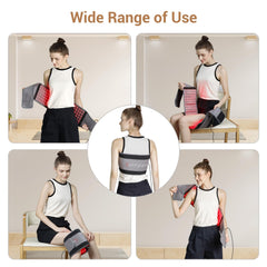 Comfytemp Red Light Therapy Belt side view shows dual wavelengths for targeted exposure.