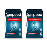 Compeed Advanced Blister Care bandage medium pad on a foot during activity.