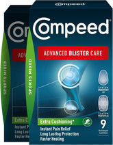 Compeed underfoot hydrocolloid patch cushions feet during activity for blister prevention