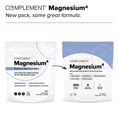 Complement Magnesium malate capsules highlighting energy and recovery support.