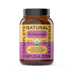 Complete Natural Products echinacea capsules bottle supports daily immune routines