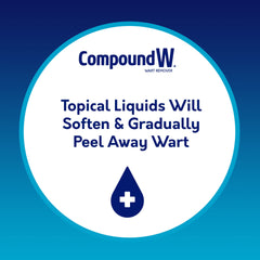 Compound W liquid wart remover with precision tip for easy application