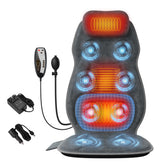 Comrelax back massager with heat on delivers cozy warmth for tense shoulders.