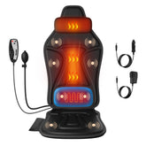 Comrelax back massager with heat soothing the back during work or travel
