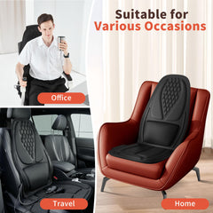 Customizable massage modes let you tailor intensity and heat for personal comfort.