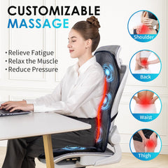 comrelax full back shoulder thigh massage targets major tension areas.