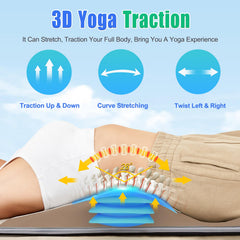 ComRelax mat with adjustable pillow for customizable comfort during use.