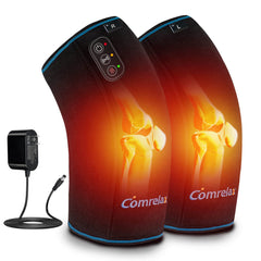 comrelax knee massager device delivering deep heat and soothing vibration for knee comfort.