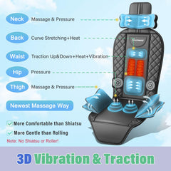 comrelax massage bags and vibration nodes demonstrating targeted relaxation