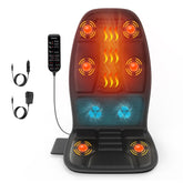 Comrelax massage seat cushion with heat providing warm comfort on the chair.