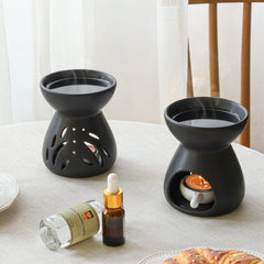 ComSaf cut-out pattern burner adds decorative charm to any room.
