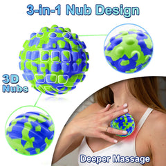 Coniflor bola masaje tejido profundo material seguro y libre de PVC