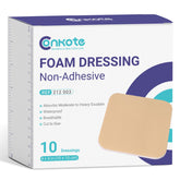 Conkote foam dressing 4x4 cuttable for customized wound coverage and exudate absorption