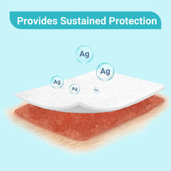 Conkote Silver Alginate Pad non-adherent surface eases wound changes