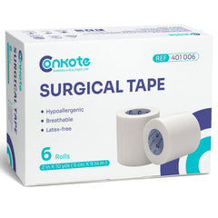 Conkote Soft Paper Surgical Tape front view showing gentle adhesion on sensitive skin.