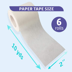 Conkote Soft Paper Tape roll closeup highlighting thin breathable texture.