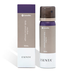 ConvaTec ESENTA adhesive remover spray for easy residue removal around stomas.