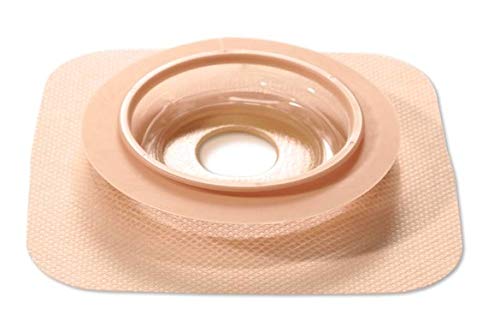 ConvaTec Natura Durahesive mold-to-fit opening with accordion flange ensures secure, comfortable stoma protection.