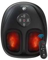 CooCoCo 2025 upgraded shiatsu foot massager with heat for targeted foot relief.