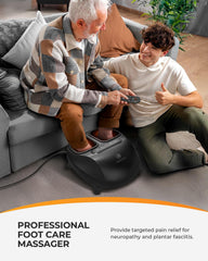CooCoCo foot massager remote control highlights hands-free adjustments for personalized sessions.