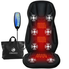 CooCoCo Massager Chair Pad back-relief for daily desk work and stress relief.