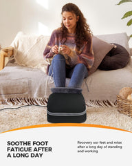 CooCoCo Shiatsu foot massager with eight balls for deep kneading.