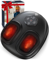 CooCoCo Upgraded Foot Massager front view with heat for relaxed feet