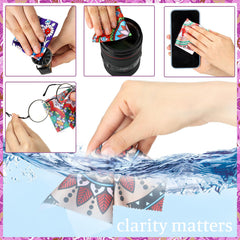 Copkim mandala cloths promote crystal-clear lenses with lint-free cleaning