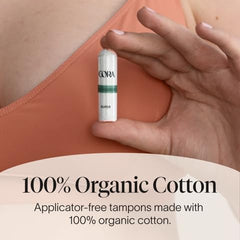 Cora organic tampons body-centric fit supports comfortable protection during movement
