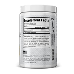 Core Nutritionals Creatine Monohydrate scoop beside the bottle for easy dosing