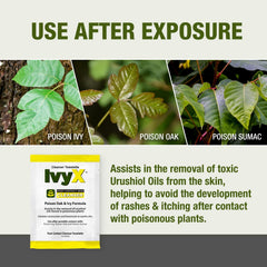CoreTex Ivy X individually wrapped wipes for mess-free portability