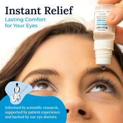 Hyaluronic acid component in CorneaCare Recover for enhanced lubrication of the eye surface.
