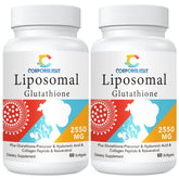 CORPORALIGHT liposomal glutathione softgels bottle front for antioxidant support