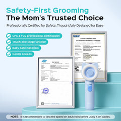 COSLUS five grinder heads for evolving infant nail care