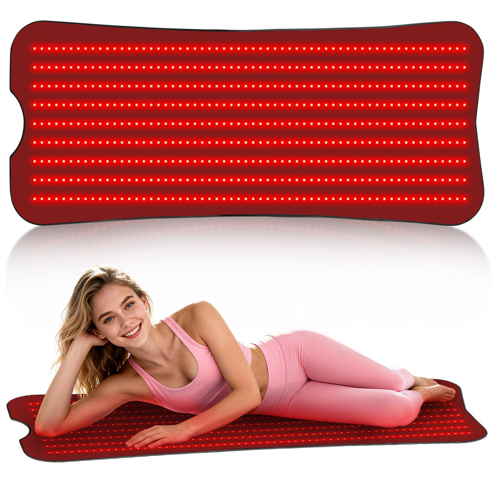 Cosnyu red light therapy pad 60x24 front view showing full-coverage surface