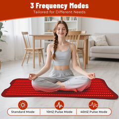 Cosnyu red light therapy pad curved design hugs the body's contours