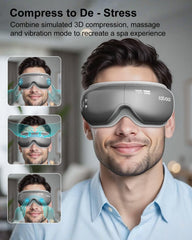 Cotsoco Eye Massager with built-in white noise for focus and calm