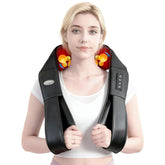 Cotsoco neck massager with heat and shiatsu nodes for relaxing neck relief at home
