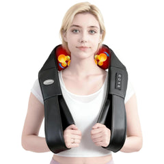 Cotsoco neck massager with heat and shiatsu nodes for relaxing neck relief at home