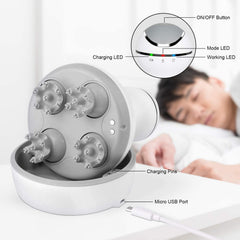 Cotsoco waterproof massager designed for shower use and scalp comfort.